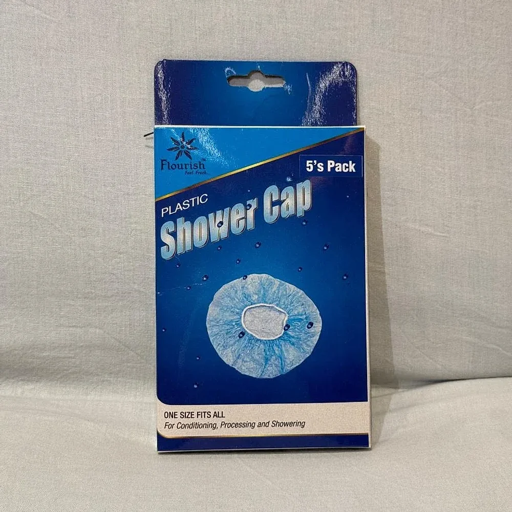 Disposable Plastic Shower Caps - Healthcare & Medical by Flourish Trading Co.