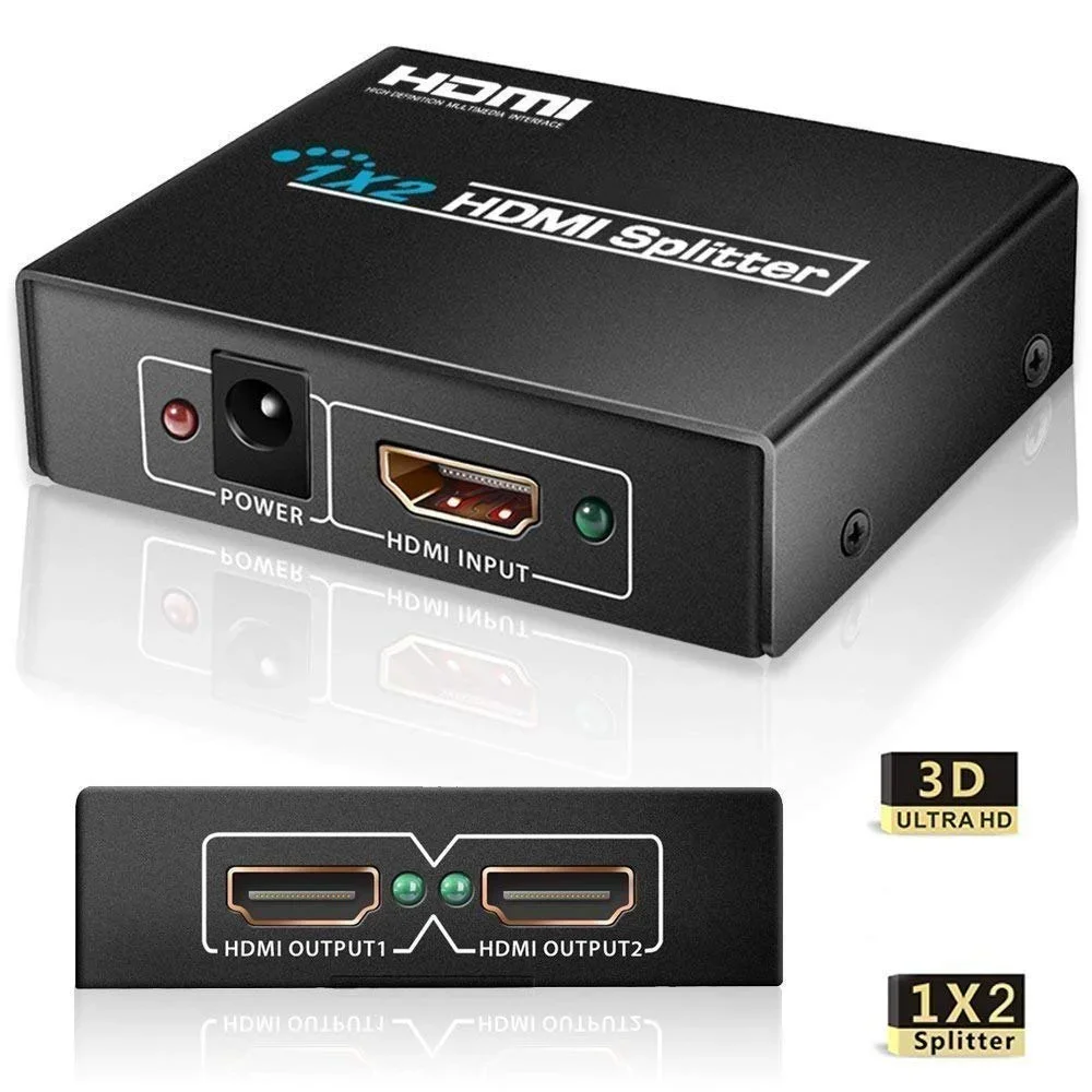 Audiovan 2 Port HDMI Splitter - Electronics & Electrical by Audiovan Tech Mumbai
