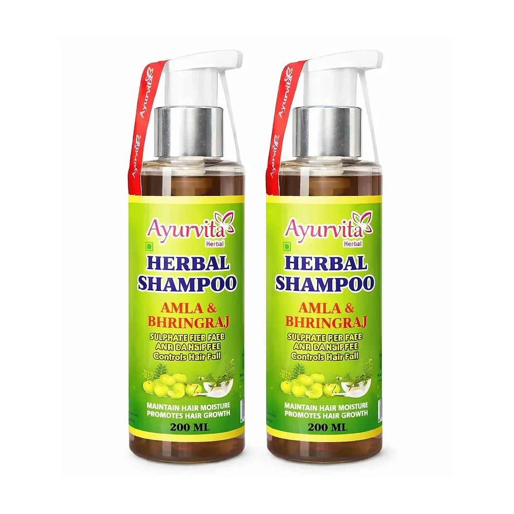 Ayurvedic Herbal Shampoo 200 ML - Beauty & Personal Care by Ayurvita Life Pvt. Ltd.