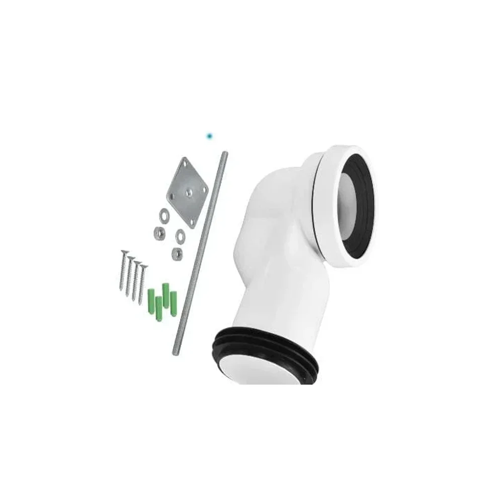 Jaguar Vario Bend Toilet Connector Elbow Zps-wht-vb01 - Construction & Building Materials by Sri Ganesha Sanitary and Traders
