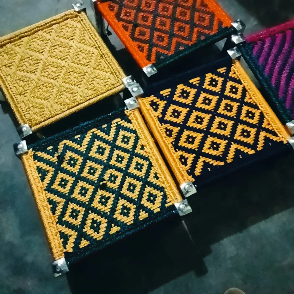 Handwoven Charpoy Low Stool - Furniture & Interiors by Aman Charpai