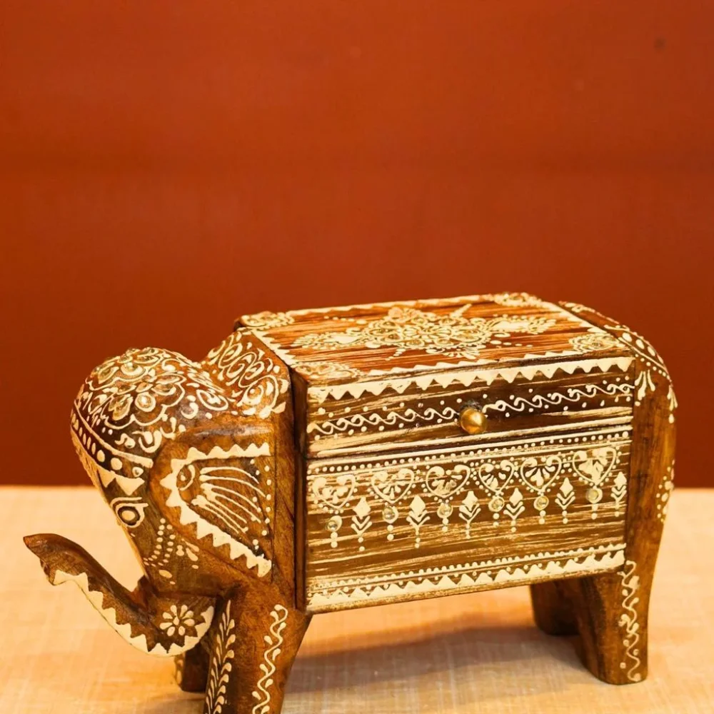 Handmade Wooden Ethnic Decor Showpieces - Home & Kitchen by Rathore Arts