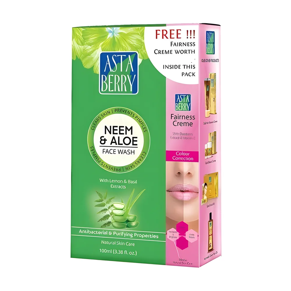 Astaberry Neem Face Wash 100 ml - Beauty & Personal Care by Agrawal Associates
