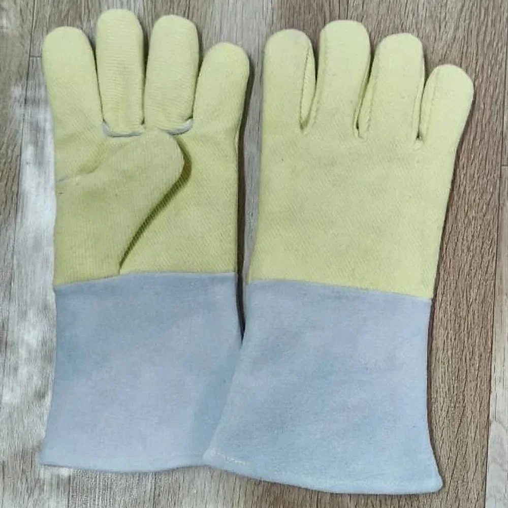 16 Inch Leather Kevlar Gloves - Industrial Supplies & Tools by Aq Trading