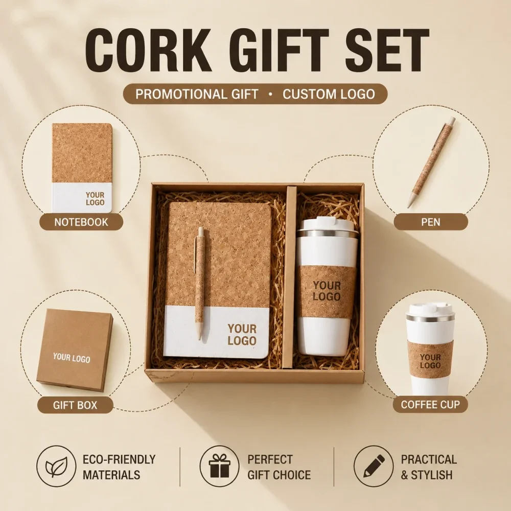 Corporate Gifting Set with Cork & Electronics - Handicrafts & Gifts by Rudraksh Enterprises