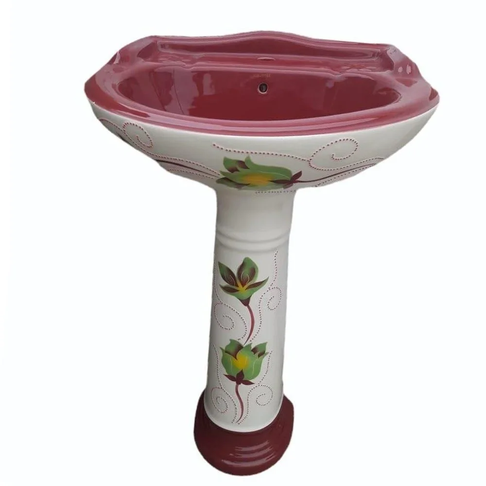 Floor Mounted Pedestal Wash Basin - Construction & Building Materials by Akash Enterprises