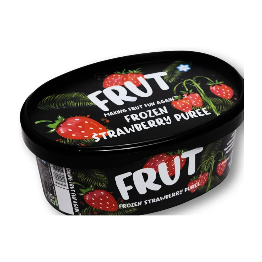FRUT Frozen Strawberry Puree 1kg - Food & Agriculture by Sumukham Enterprise LLP