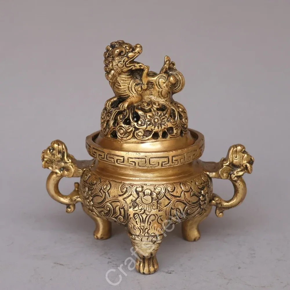 Brass Dragon Incense Burner - Handicrafts & Gifts by Craftsview