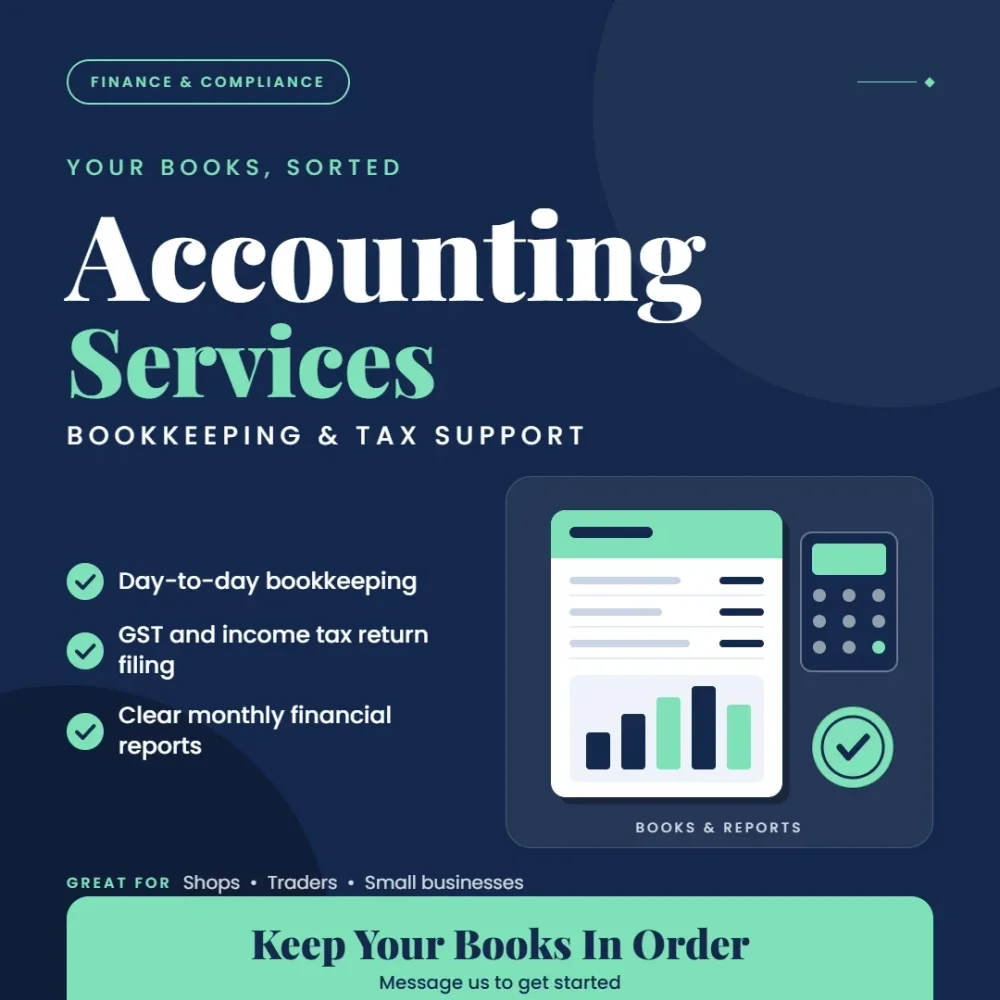 Bookkeeping and Accounting Services - Business & Professional Services by Krishna Consultancy Services