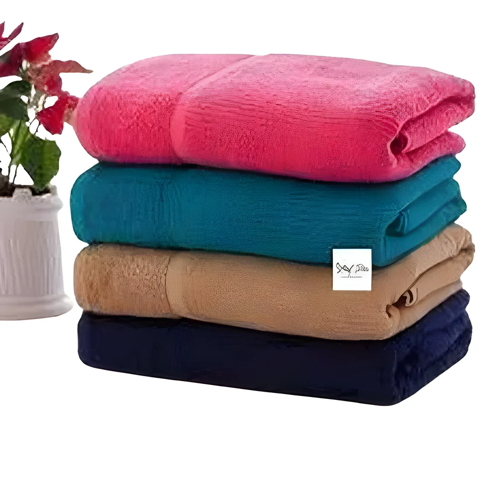 Multi-Color Cotton Bath Towel - Textiles & Apparel by Clesso Technocast Pvt. Ltd.