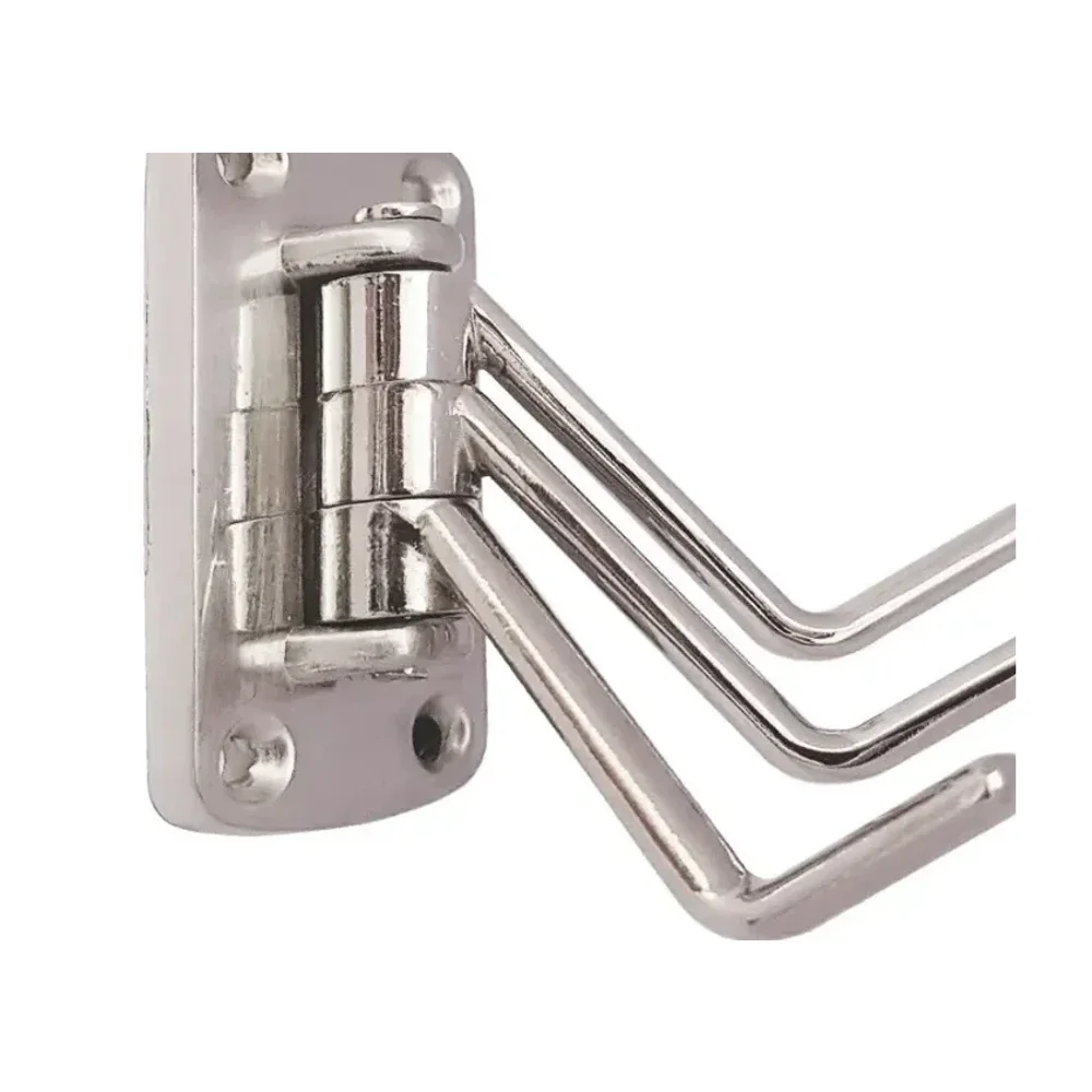 Stainless Steel Wall Mounted Heavy Duty Hook Rail - Home & Kitchen by Starxmart Enterprises