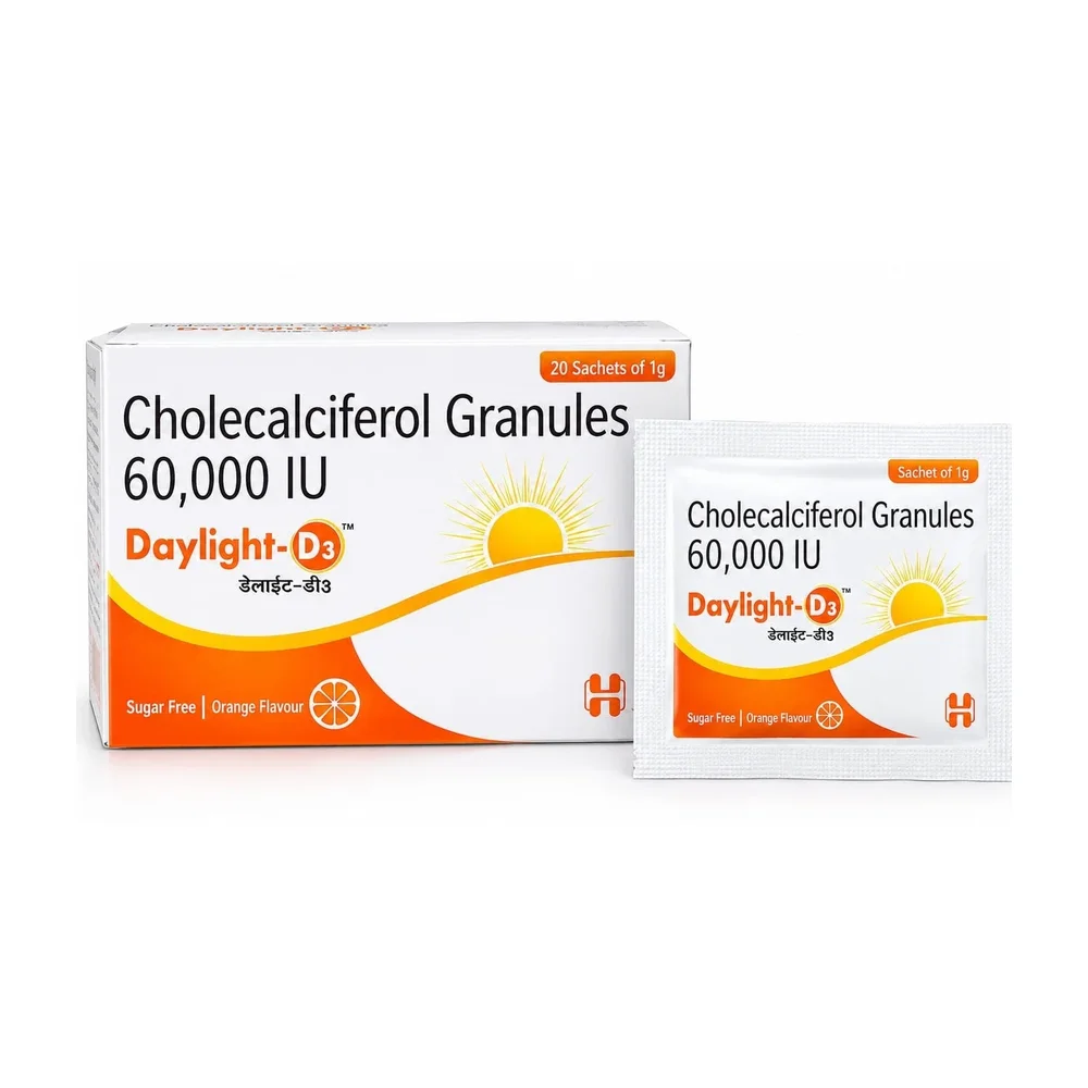 Cholecalciferol Vitamin D3 Granules 60,000 IU Sachet - Healthcare & Medical by Prector Lifesciences