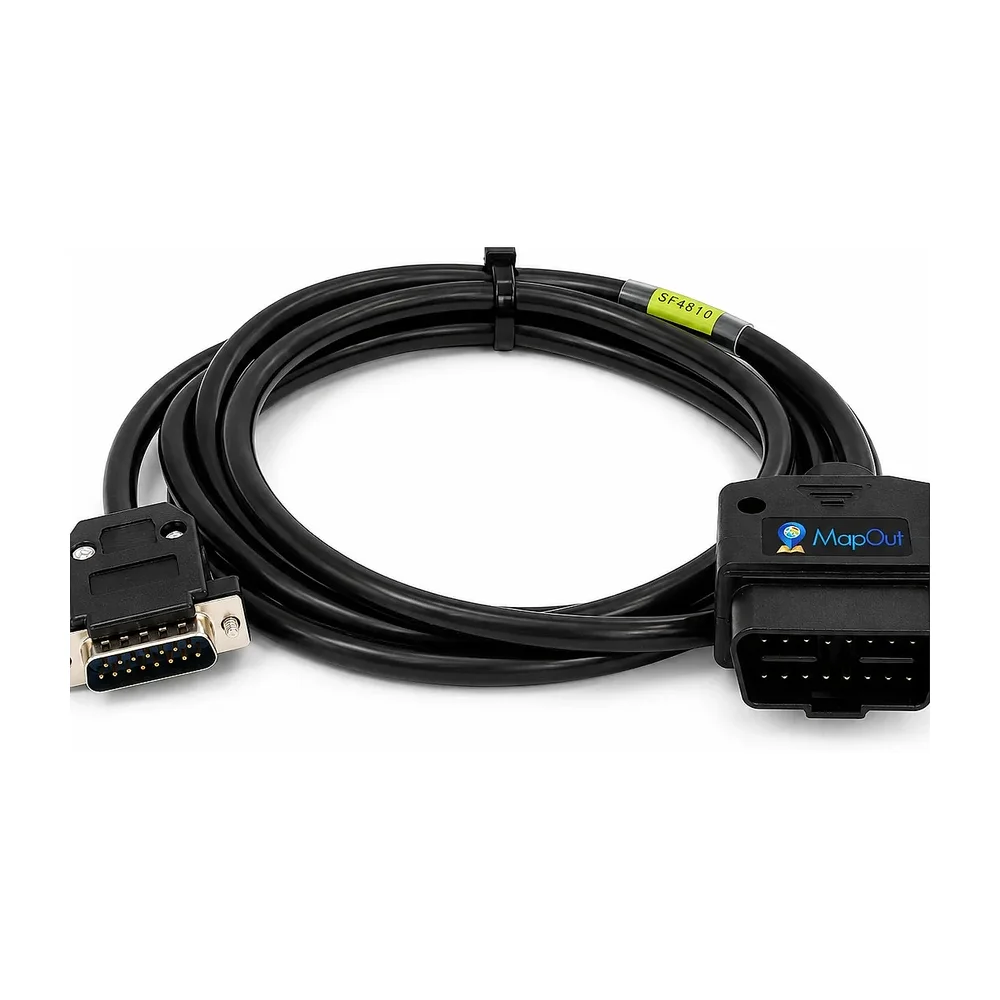 OBD-II 16 Pin Male to DB-15 Male Diagnostic Cable for Tata V Connect Plus / Garuda-ll - Electronics & Electrical by Sunyash Multi Trading Pvt. Ltd.