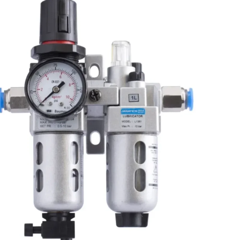 Janatics 2-inch Aluminium Pneumatic FRL Unit - Machinery & Equipment by Shravan Industrial Solutions