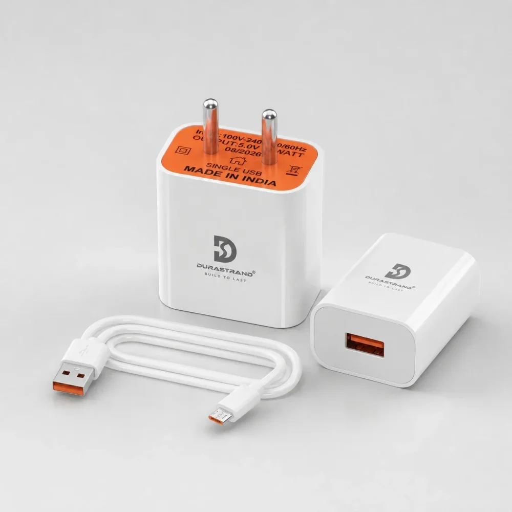 18W Fast Mobile Charger with Data Cable - Electronics & Electrical by Syncore Technologies