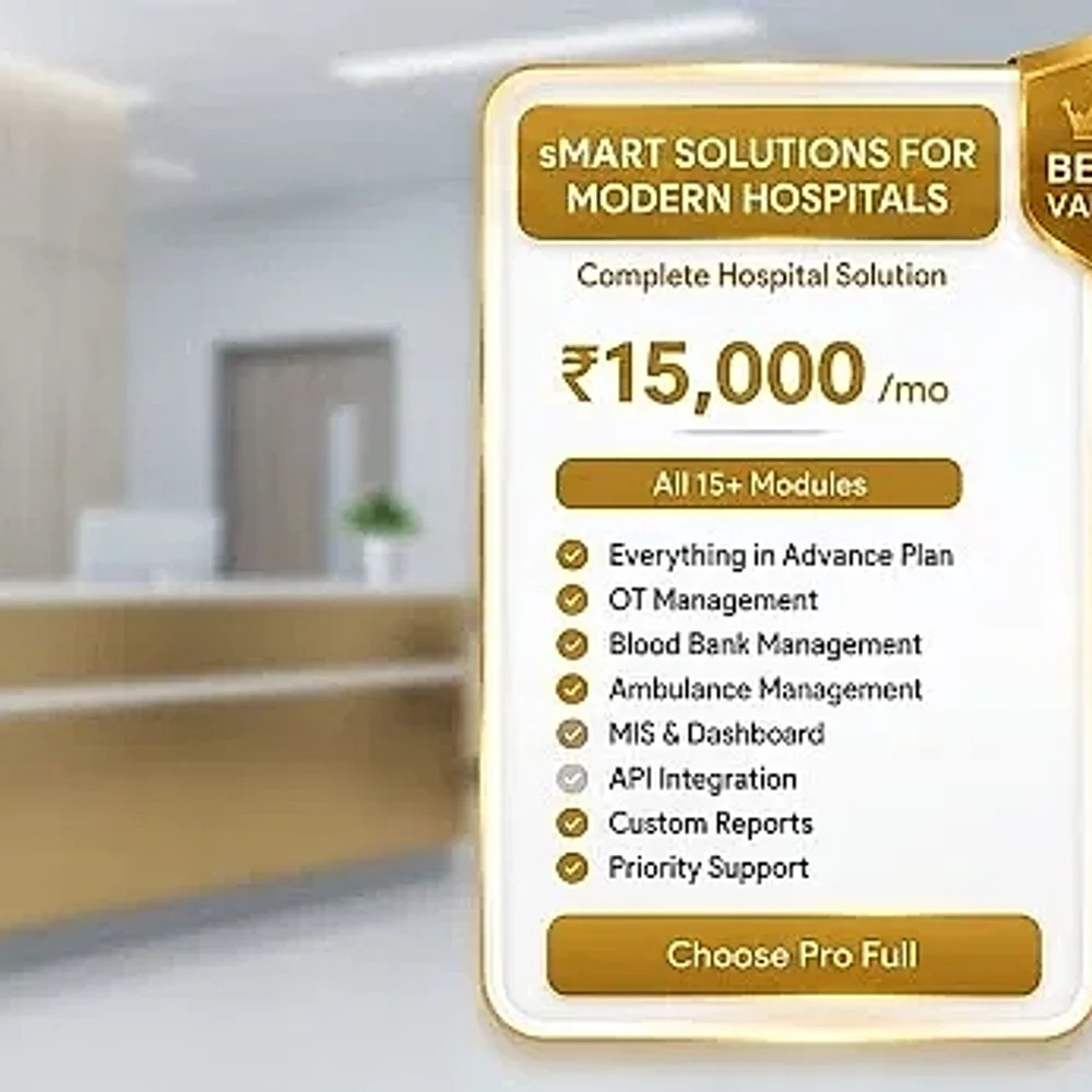 Hospital Complete Management Software - Business & Professional Services by Mayura Creations