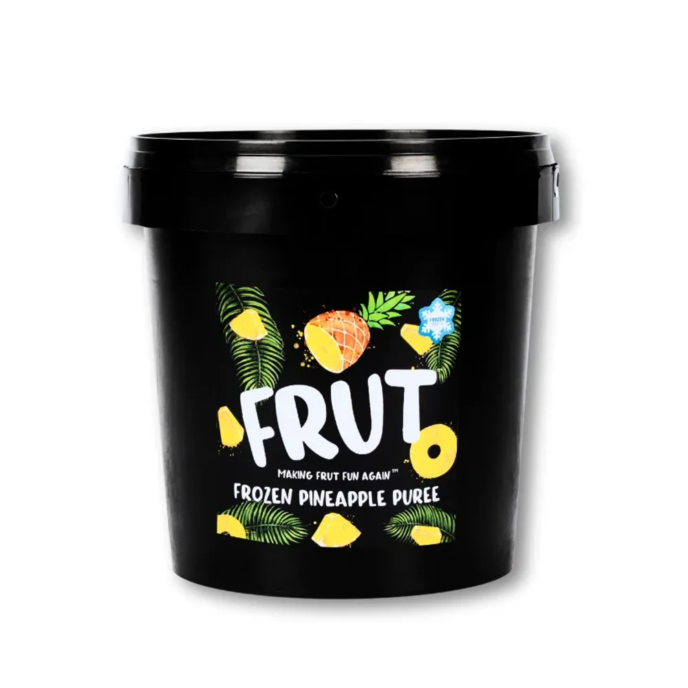 FRUT Frozen Pineapple Puree 1kg - Food & Agriculture by Sumukham Enterprise LLP