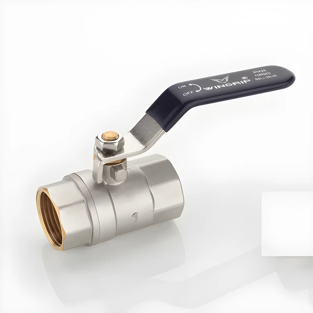 Forged Brass Ball Valve with Wingrip Handle - Industrial Supplies & Tools by JD Tech Industries