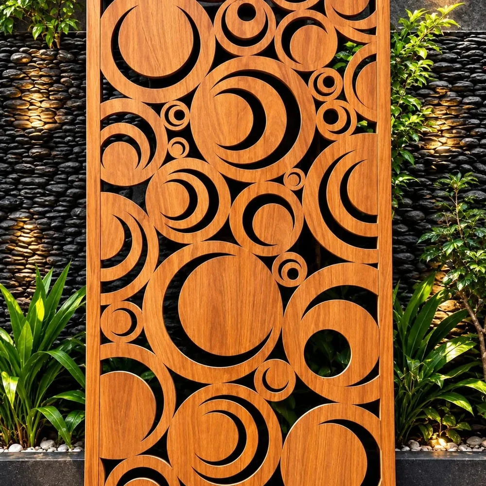 Wood Panel Cnc Cutting 4/8 Feet. - Metals & Alloys by Decor Props Hub