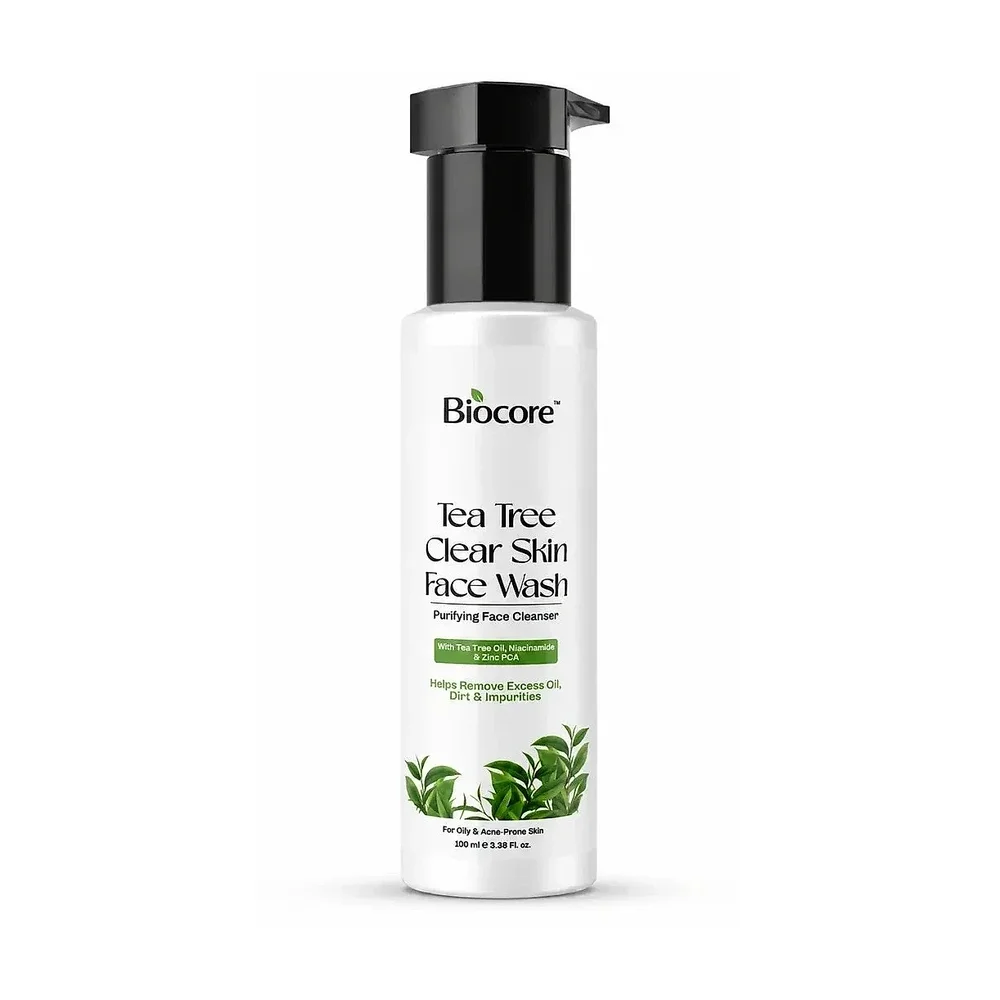 Biocore Tea Tree Oil Niacinamide Face Wash - Beauty & Personal Care by Nishika Creation
