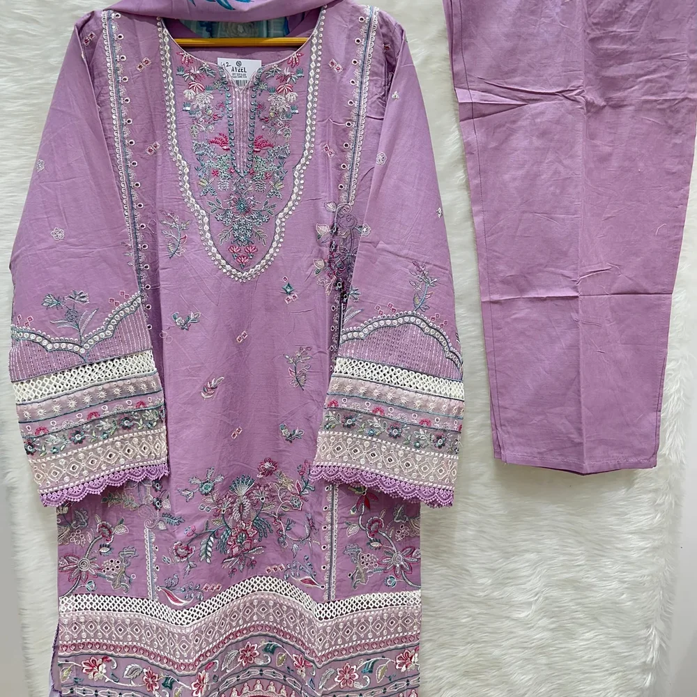 MUSHQ BY AYZEL Lawn Kurta Set with Solid Digital Print - Textiles & Apparel by Ayzel Pvt. Ltd.