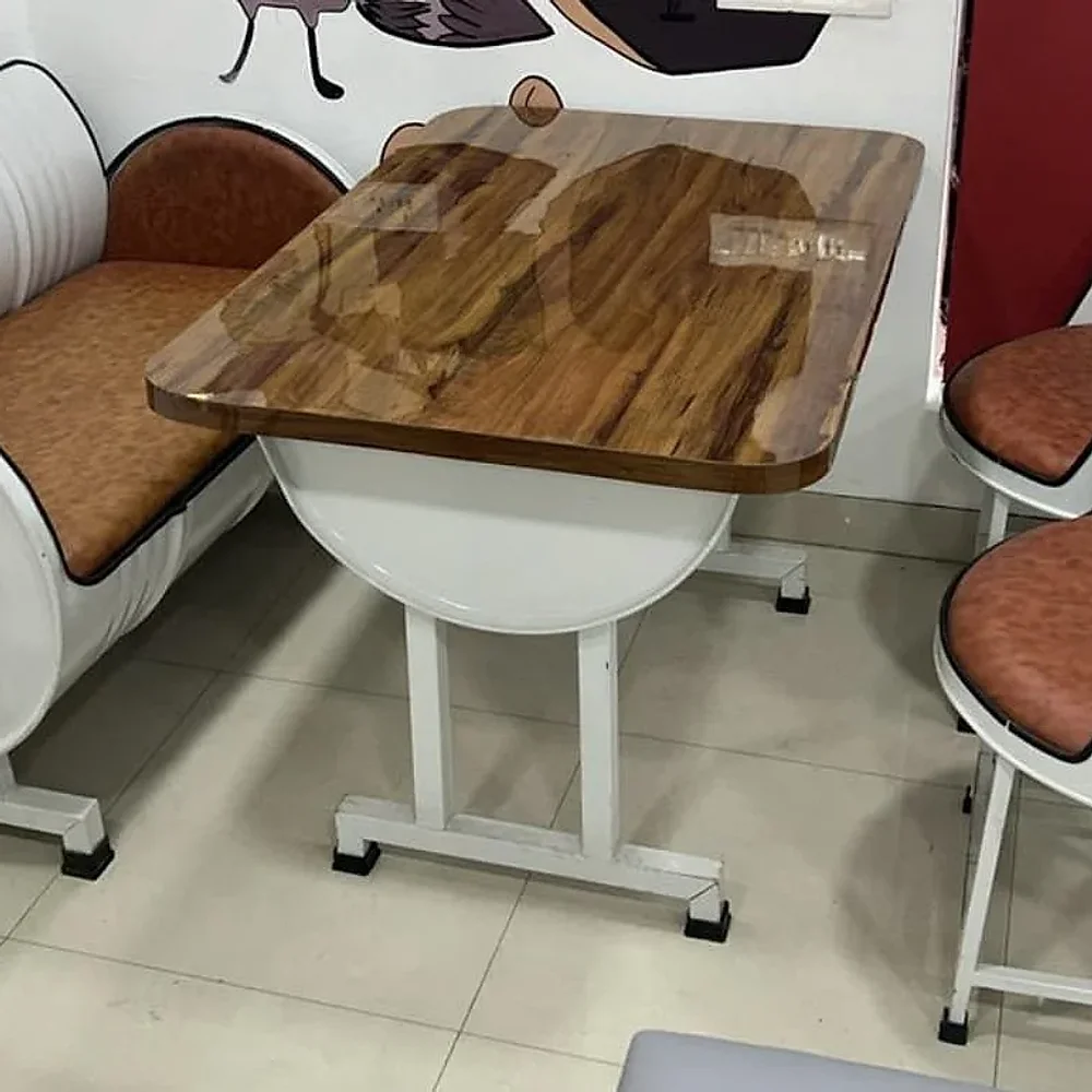 Industrial Drum Furniture Set with Table - Furniture & Interiors by Upcycle Furnishing India