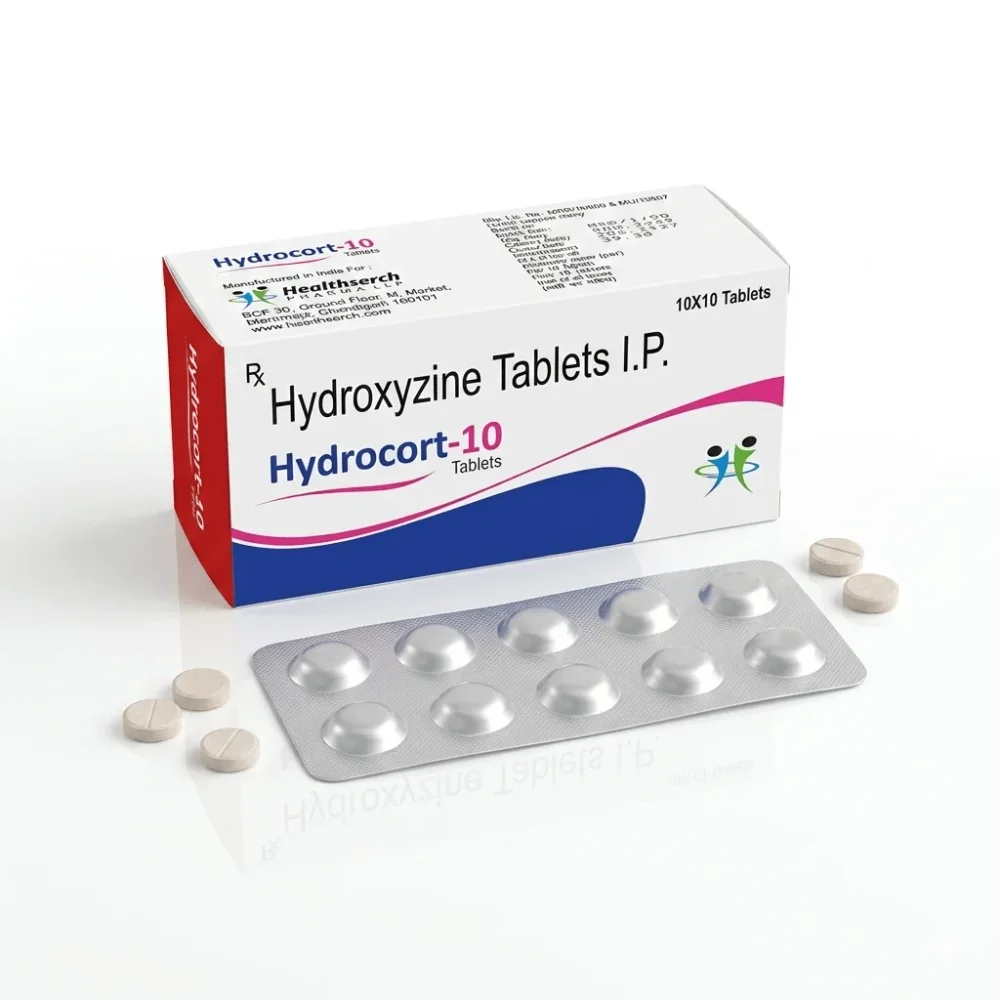 Hydroxyzine 10 mg Tablets - Healthcare & Medical by Healthserch Pharma LLP