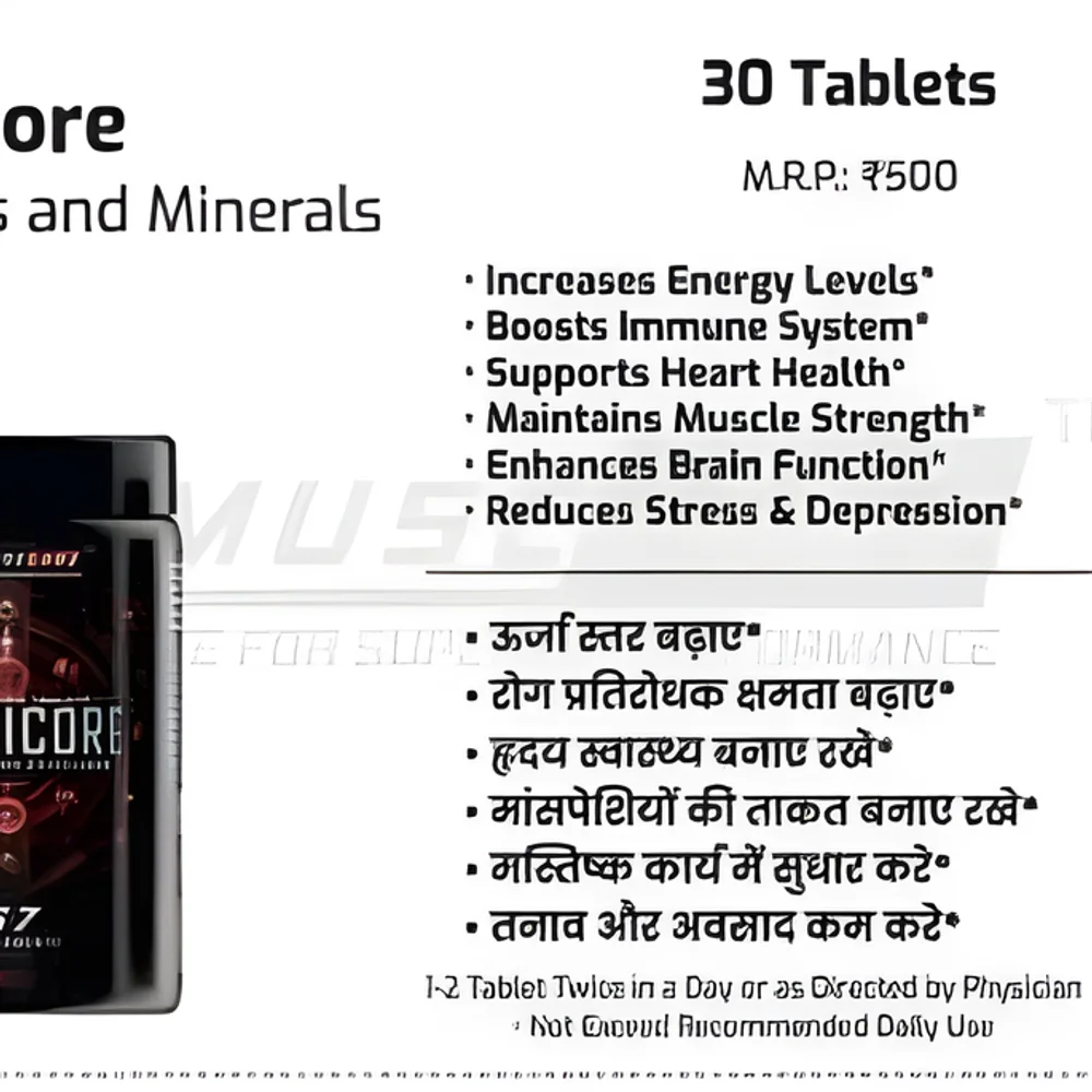 Nutricore Vitamins and Minerals Tablets - Healthcare & Medical by JM Global Exports