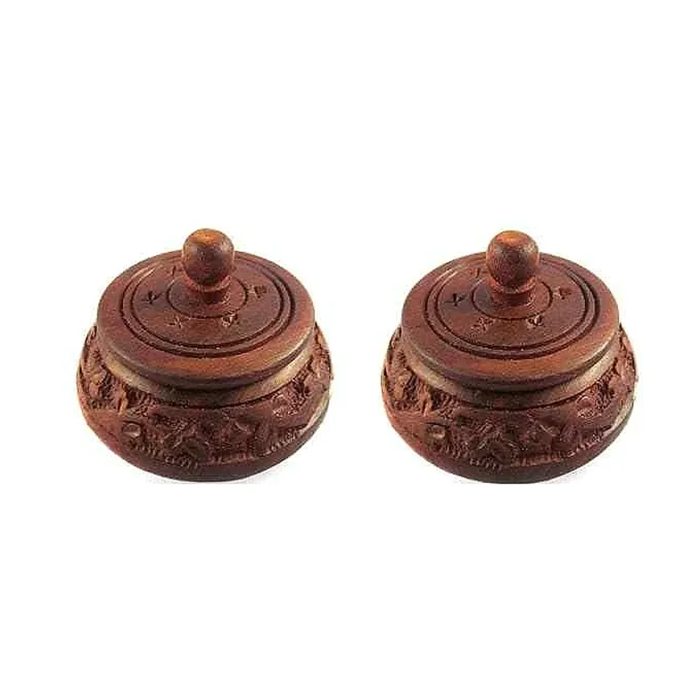 Wooden Sindoor Container - Handicrafts & Gifts by Kkenterprise