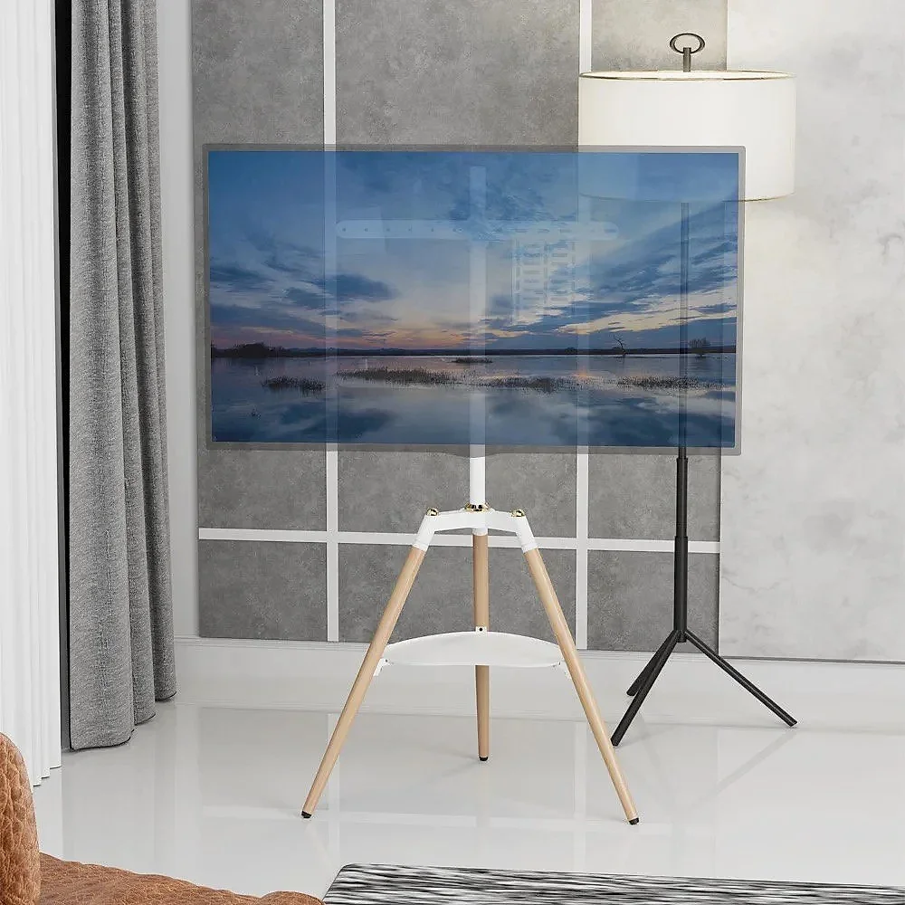 Black 4 Ft Tripod TV Floor Stand - Furniture & Interiors by Audiovan Tech Mumbai