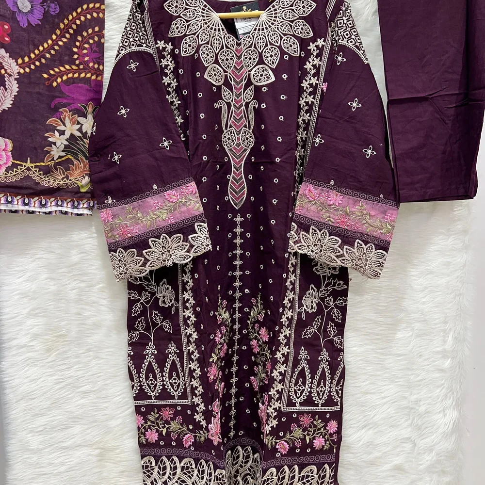 Embroidered Digital Print Lawn Kurti Set - Textiles & Apparel by Ayzel Pvt. Ltd.