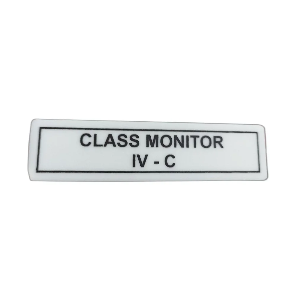 Acrylic Class Monitor Name Badge - Paper & Stationery by Sarvottum Acrylic Plastics