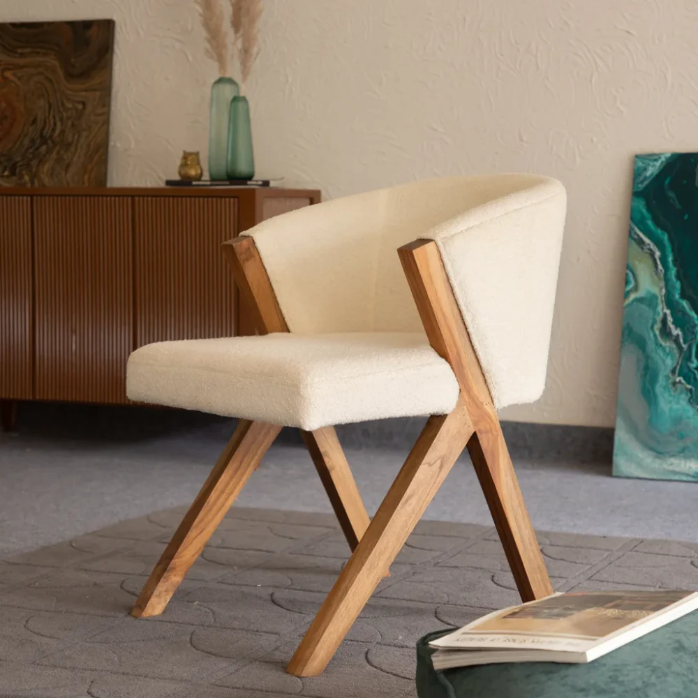 Upholstered Dining Chair - Furniture & Interiors by Wooden Owl Design Pvt. Ltd.
